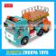 Russian language and packing HQ City Vehicle Series simulation electric truck boys toys with music and light for sales