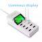 8 usb Ports power strip With LED Innovative Display Screen