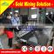 Diesel engine mini small portable mobile wheels gold shaking table separating machine