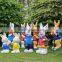 Artificial animal garden statue outdoor bunny garden sculptures