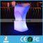 Glowing furniture rgb Led bar chair/rechargeable battery operated