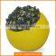 Outdoor Decorative Fiberglass Half Round Flower Pot