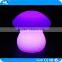 Cute mashroom shape illuminated LED light table decoration with led base