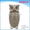 2017 personized resin owl figurine animal figurine for table top deco