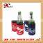 Promotional cheap custom logo printed car bottle cooler