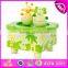 Customize promotion gift baby wooden music box movements W07B025-S