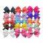 Hot sale beautiful Grosgrain Ribbon kids hair clips bows kids hair clips