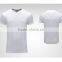 V Neck Fashion Tee Sportswear White Plain Dyed Man Blank Custom Embroidery T-Shirt