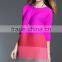 2017 new design ladies striped stitching big size wrinkle dress