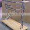Wood clothing display racks