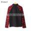 wholesale factory oem hooded women fleece plaids jacket