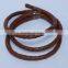 Colourfull Round 3mm Braided Leather Cord For Wholesale