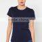 MGOO OEM Service Woman Curved Hem T Shirt Short Sleeve Plain Round Neck T Shirts Wholesale China