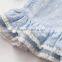Wholesale lace printing kids long sleeve cotton dress