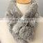 100% real rabbit fur scarf 9 colors