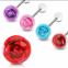 Crystalline Gem Magenta Magic Barbell Tongue Ring