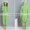 Green Animal Design Soft Flannel Fleece Adult Onesie Women Travel