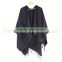 Knitwear manufacturer OEM custom ladies scarf pashmina poncho