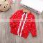 Beautiful dot pattern wool handmade latest designs kids sweater for girls