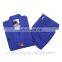 blue color ribbed fabric taekwondo korea jacket