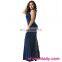 In stock plus size long dress beautiful lady fashion dress