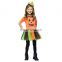 Girls Pumpkin Tutu Dress Costume for Halloween Dressup