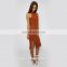 China online shopping women high neck knit dress