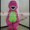 plush barney and friends mascot costume