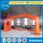 Trade Assurance arch halloween inflatable haunted house supermarket entrance gate with high quality