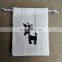 customized calico bags drawstring calico pouch bag wholesale promotional muslin calico bag free sample