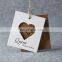 Custom your own name small hang tag china string hang tags