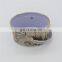 New style empty cute small flat round cookie tin box can with handle