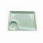 Plastic Ice-crack design melamine rectangle shape two section plate