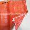 100% new HDPE 50*80cm neckline vegetable fruits red mesh bag