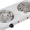 two burners electric hot plate,electric stove,cooker