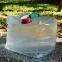 Outdoor camping 20L folding bucket transparent plastic folding water bag large capacity PVC kettle drinking bag