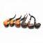 250mm length Colorful wooden resin medium tobacco pipe with Multi-shape head for smoking