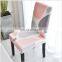 Custom folding digital printed stretch dining  room christmas chair cover