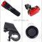 IP65 Waterproof Aluminum Alloy a set led  Bicycle Front and Tail Light  for Outdoor Activities