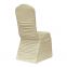 Ivory Premium Ruched Elastic Stretch Spandex Banquet Chair Cover for Wedding Party Dining Event Rest
