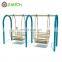 Galvanized steel double seat kids patio swing chair for JMQ-G185K