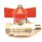 High quality Galvanized ISO Certification Forged Brass GAS Ball Valve