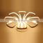 Home decorative modern design flower shape plastic led light cover indoor led ceiling light