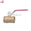 small brass end ball valves with low price  china for water