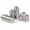 Stainless Steel DIN916 Hex Socket Head Grub Screw Set Screw With Cup Point grub screw