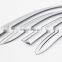 Chrome door visor side window deflector shade sun rain shield silver strips guard for Volkswagen passat