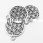 High Quality Zinc Alloy Metal Making Accessories Metal Alphabet Lotus Charm Pendant Jewelry