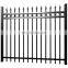 Long lasting heat treated pvc coating extremely sturdy steel fence designs