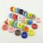 Wholesale Excellent Quality Hot Sale 4 Holes Red Round Plastic Resin Button For Shirt