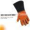 HANDLANDY Premium Grade Split Cowhide Leather Heat Resistant Grill Gloves BBQ Fireplace Tig Welder Welding Safety Gloves